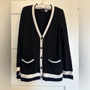 Rag & Bone black and white button down cardigan